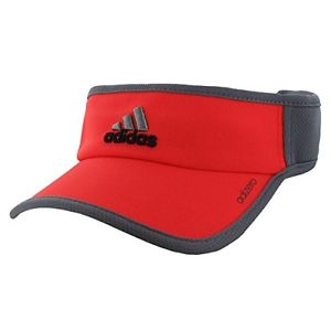 adidas Men's adiZero II Visor, Bright Red/Vista Grey, One Size