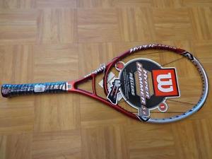 NEW Wilson Hyper Hammer 5.6 Rollers Oversize 110 4 1/4 grip Tennis Racquet