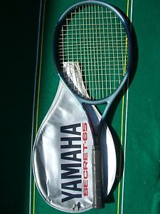 1990 Yamaha Secret-65 Midplus 100 WideBody Racket L3 Strung Cover EXCL