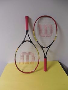 Wilson Volt 25s Oversized Tennis Racquets [LOT OF 2]