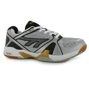 Hi-Tec Mens Tec Indoor Lightweight Tennis Shoes Lace Up Footwear Sport Trainers