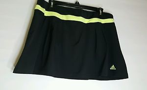 Adidas Women's Climalite L Black Tennis, Running Skirt With Compress Short