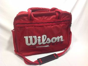 Wilson Tour Tennis Tote/Briefcase Red/White