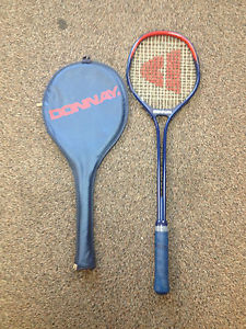 VINTAGE BRAND NEW DONNAY GT PRO 2 SQUASH RACKET WITH CASE NICE!