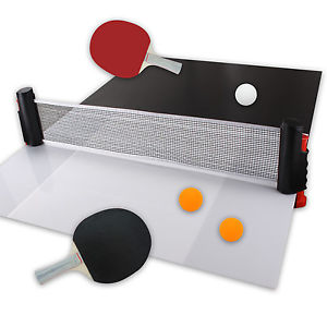 JEU DE Tennis table Réseau Balle nette, Raquette & SET