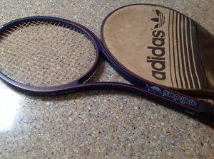 Adidas Tennis Racquet Lm 4.5 Ads 770 Grand Prix Vintage Trefoil With Cover VTG