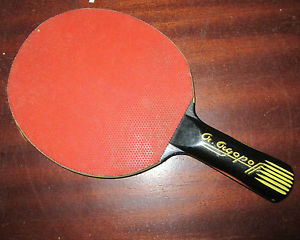 ancienne raquette tennis de table ALEX AGOPOFF ping pong vintage montana