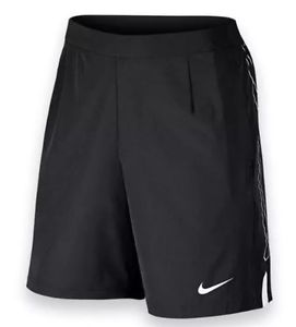 NIKE 9" Federer Gladiator Premier DriFit Tennis Black Shorts $60 (658060 010) XL