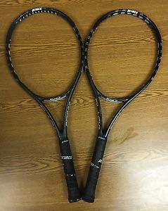 2 Prince EXO3 Black 100 Rackets - Grip 3