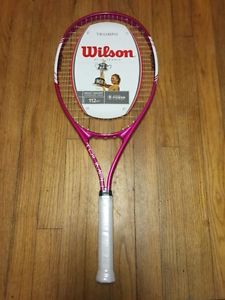 NEW WILSON TRIUMPH ADULT SIZED 112 TENNIS RACKET 4 1/4"