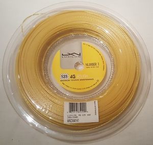 Wilson LUXILON 4G 125 Reel, Gold, 200m/16L-Gauge