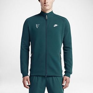 Nike Premier RF Roger Federer Men's Jacket, Large, 644780, Teal/White