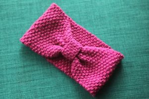 Womens 100% Cashmere Headband Unique Design Pink Bandana for Women Soft Fabric