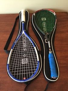 Two WILSON Squash Racquets Ncode 145 & HyperHammer 145