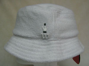 Wilson Tennis Hat  (NWT) Bucket Style S / M  "White"  Terry Cloth "UNISEX" Adult