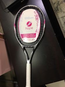 NEW Wilson Hope Lite 105 Tennis Racquet  4 1/8 Breast Cancer