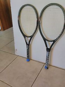 LOT OF TWO 2.3 WILSON HYPER HAMMER CARBON Tennis Racquet 4 1/2 110 sq.in.