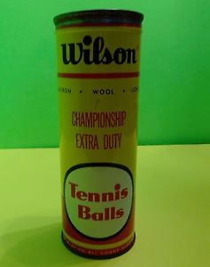 VINTAGE-Wilson Championship Tennis Balls still in Can- Original Tin.