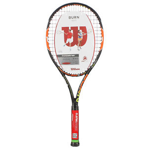 Brand New Wilson Burn 100S Tennis Racket grip size 4 1/4  STRUNG