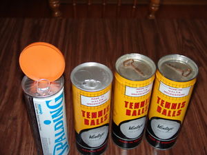 Vintage Tennis Ball Cans that are Un-Opened