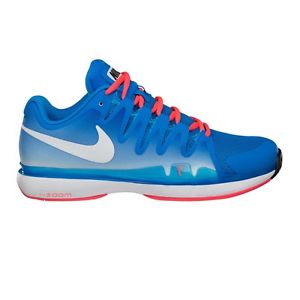 Nike Zoom Vapor 9.5 Tour Size 8.5 Tennis Shoes Photo Blue Hyper Punch 631458-416