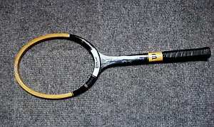 Vintage Wilson Stan Smith Tournament Strata-Bow Wood Tennis Racquet 4 1/2" Grip