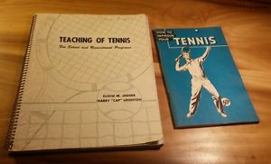 Vintage 1960's Tennis Books Teaching of Tennis Improve your Tennis