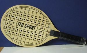 Teo Sport Platform Tennis 17 1/4 Inch Wood Paddle / Racquet