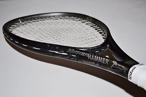 Wilson Carbon Hyper Sledge Hammer 2.0 Strung Tennis Racquet 4-3/8 Grip 115 Head