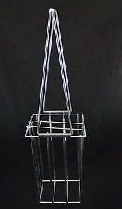 WIRE  TENNIS  BALL  BASKET  CARRIER  RETRIEVER  HOLDS 45 TENNIS  BALLS