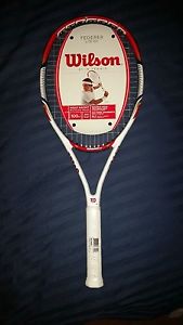 Wilson Federer Lite 100 Midplus Adult 300g Tennis Racket 4 3/8" -Grip Brand New