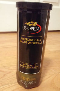 Wilson US Open Extra Duty Tennis Ball (Single Can / 3 Balls) New Sporting Goods