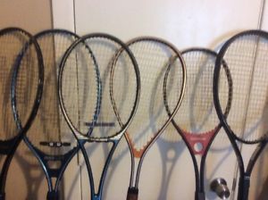 Lot Of 10 Tennis Racquets