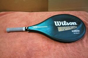 "WILSON REFLEX" DTB DUAL TAPER BEAM, TENNIS RACQUET, W/COVER 4 1/2" NEW GRIP