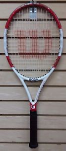 Wilson Six One 95S Used Tennis Racket - 4 3/8'' Grip - Strung