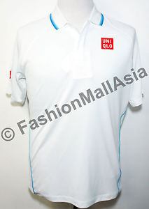 UNIQLO Novak Djokovic Polo Shirt Australian Open 2015 (White)