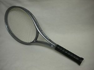 WILSON PROFILE 3.6si TENNIS RACQUET 4 1/2 GRIP LEATHER GRIP WRAP NICE