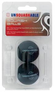 Unsquashable Balle de Squash Caoutchouc fort Bounce 2 Pièces à 2 Set