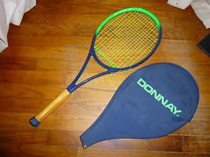 Vtg Donnay WST Touring Pro Graphite Fiberglass Tennis Racquet Cover SL2  4 1/4in