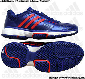 adidas Women's Tennis Shoes "adipower Barricade"(8/25cm)Ink Blue V23754