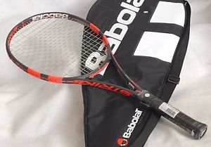 BABOLAT PURE STRIKE TOUR 4 1/4 TENNIS RACQUET HYBRID STRING NEW