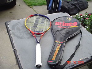 Prince React Synergy Ti Longbody Tennis Racquet M or 4 3/8" Grip w Pro Overwrap