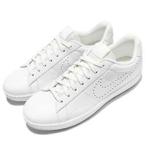 Nike Tennis Classic Ultra LTHR Leather Triple White Men Shoes Sneaker 749644-107