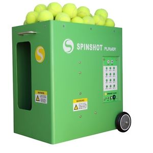 New DEMO SPINSHOT-PLAYER Tennis Ball Machine W/ phone remote control