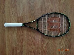 2016 WILSON BLADE 98  (16X19) TENNIS RACQUET 41/4 GREEN/BLACK