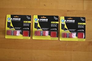 E-Force EForce E Force Racquetball Racquet RESIN GRIP RED COLOR/ THREE SETS