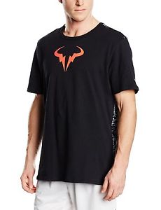 NEW Nike Rafa Icon Crew Tee Shirt SIZE M $40 Rafael Nadal Bull