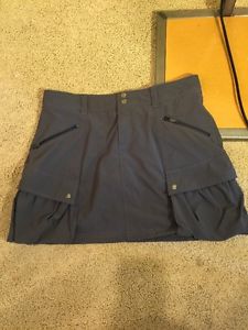 ATHLETA Size 6 Gray Athletic Skort Tennis Hiking Etc