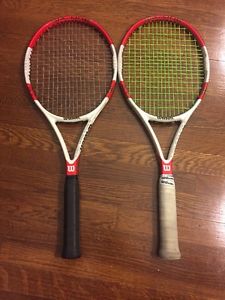 Wilson Six One BLX 95 Tennis Racquet NXT Control 16x18- 2 Racquets