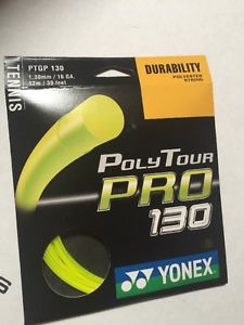 Yonex Poly Tour Pro 130 1.30mm/16 Ga 12mm/39 Feet 2-pack Bundle